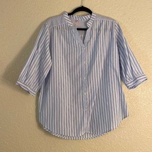 Cotton button down blouse